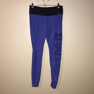 Purple Nike leggings